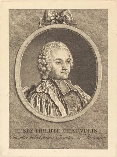 Henry Philippe Chauvelin, by Charles-Nicolas Cochin II