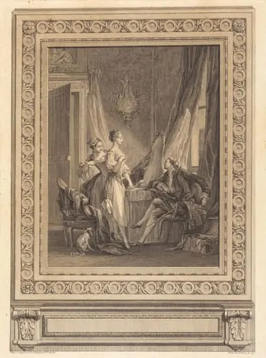 La toilette, by Charles-Nicolas Cochin II