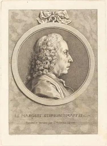 Le Marquis Scipion Maffei, by Charles-Nicolas Cochin II