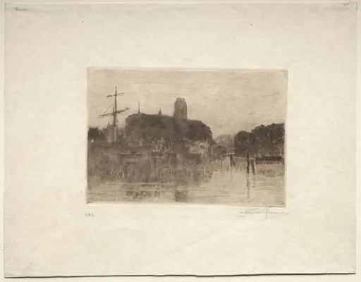 Dordrecht, by Charles Nicolas Storm van 's-Gravesande
