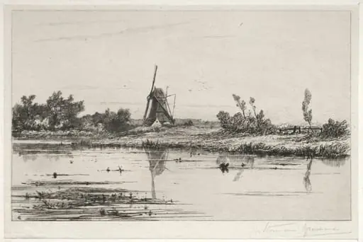 Le bord au Gein, by Charles Nicolas Storm van 's-Gravesande