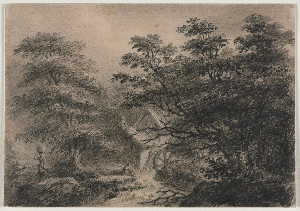 Landscape with a Mill, by Charles Norris, 1834