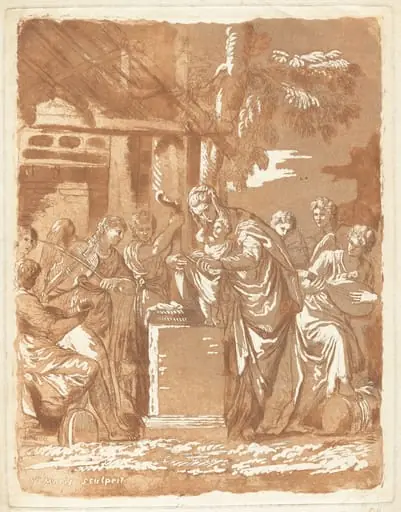 Concert des Anges autour de l'enfant Jesus (Concert of Angels around the Infant Jesus), by Charles-Paul-Jean-Baptiste de Bourgevin Vialart de Saint-Morys