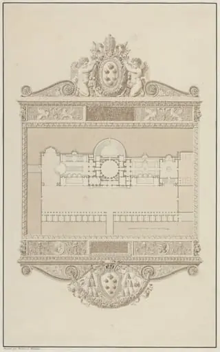 Villa Madama a Rome, by Charles Percier