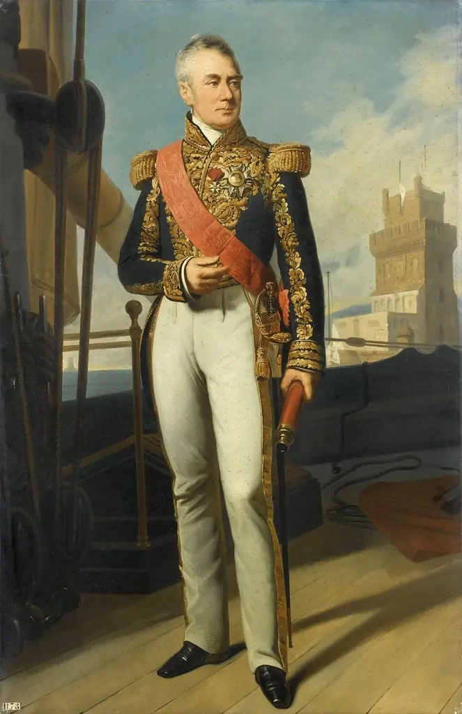 Albin-Reine, baron Roussin, admiral of France, by Charles-Philippe Larivière