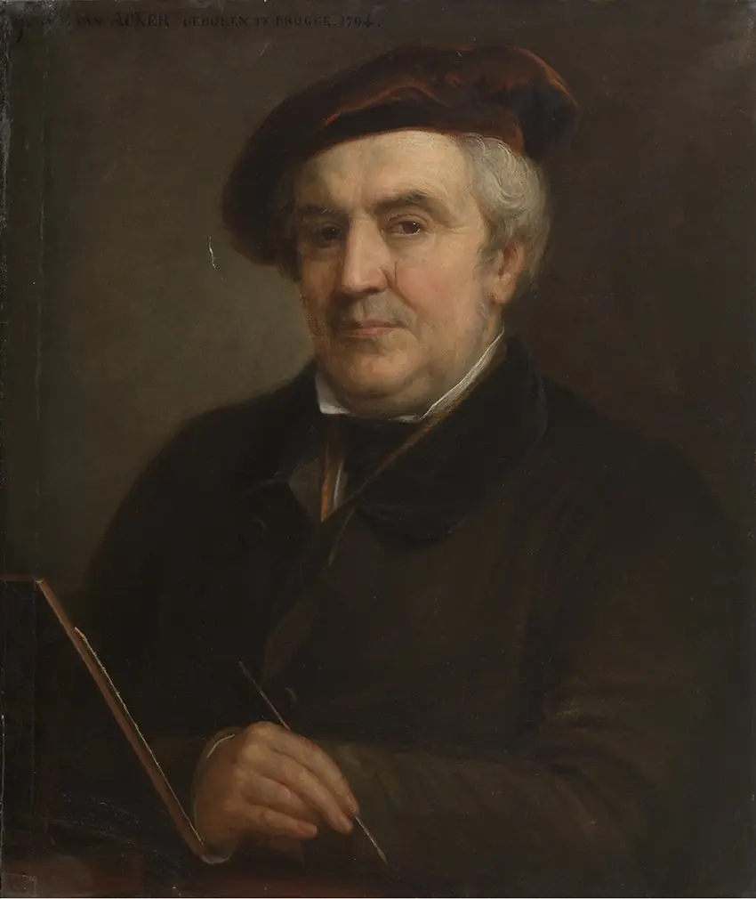 Portrait of Johannes Van Acker, by Charles Picqué