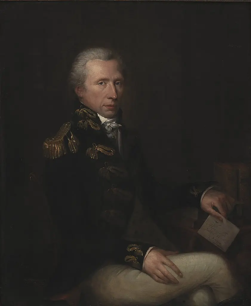 Portrait of the Collector Consul Hans West, by Charles Pierre Verhulst