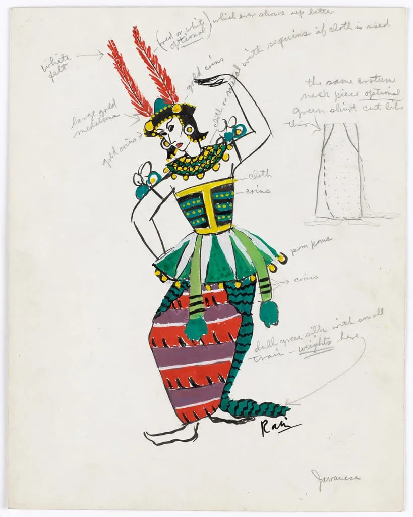 Untitled, by Charles Rain, tempera, 1937
