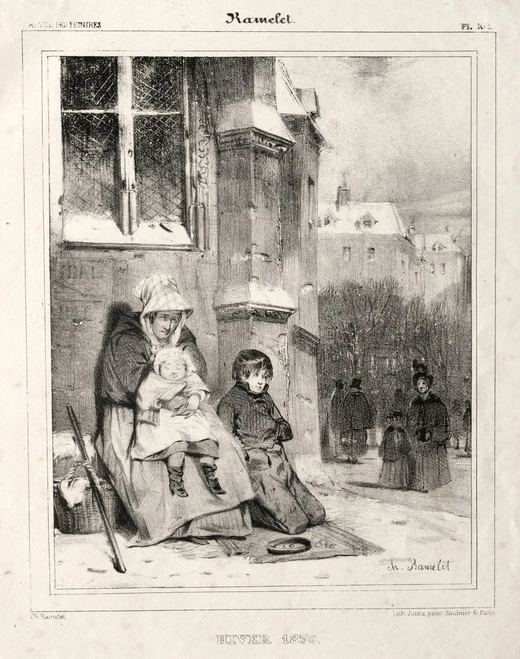 Winter, by Charles Ramelet, 1836