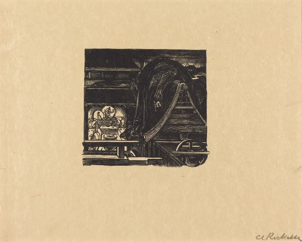 Deluge (Inondation), by Charles Ricketts, ink, 1894