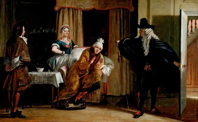 Le Malade Imaginaire, by Charles Robert Leslie