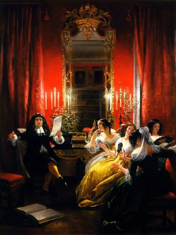 Les Femmes Savantes, by Charles Robert Leslie