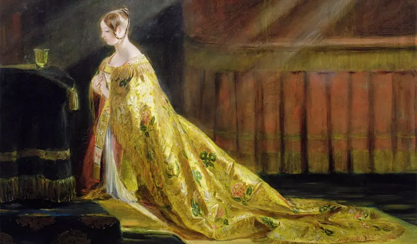 Queen Victoria (1819–1901), in Her Coronation Robes, by Charles Robert Leslie