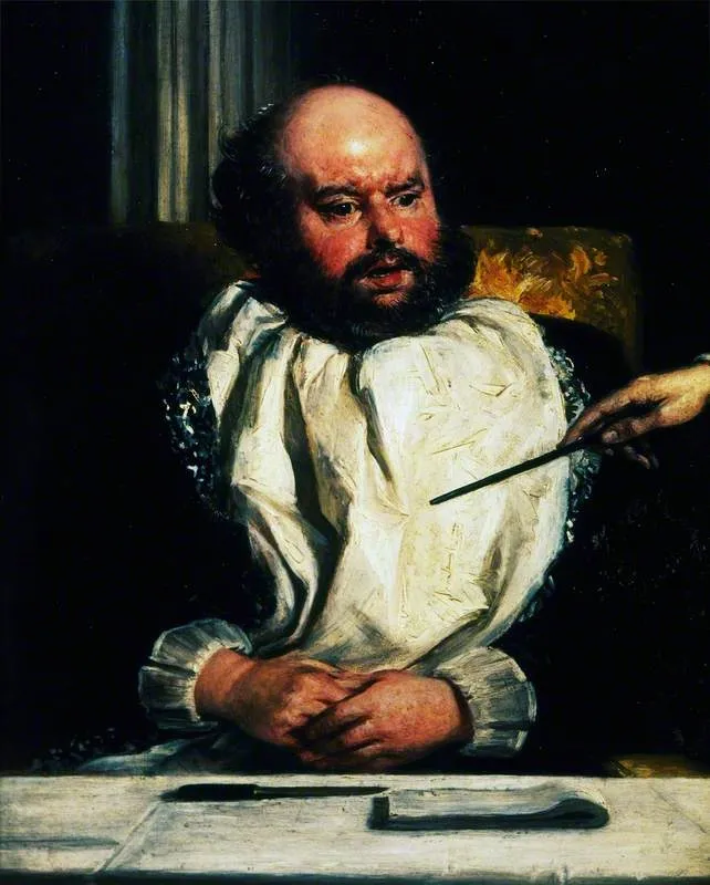 Sancho Panza (from Cervantes' 'Don Quixote'), by Charles Robert Leslie, oil, 1839