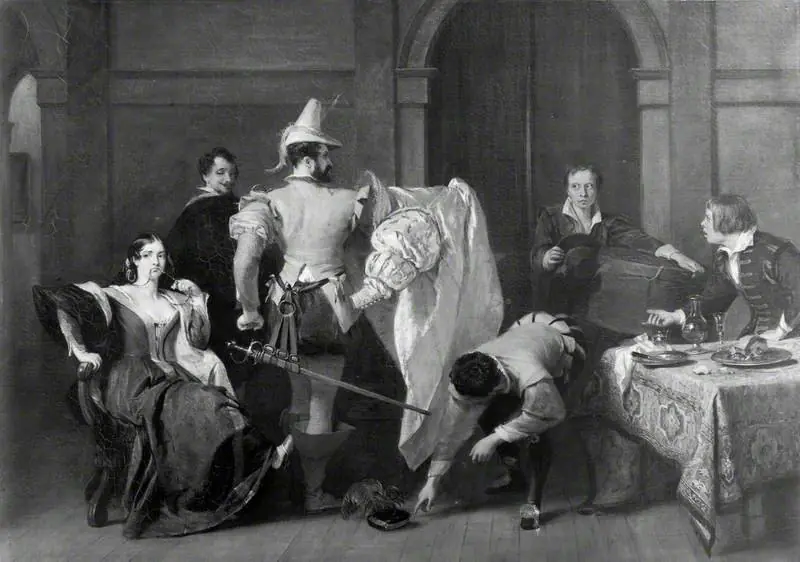 Scene from 'The Taming of the Shrew' by William Shakespeare, by Charles Robert Leslie
