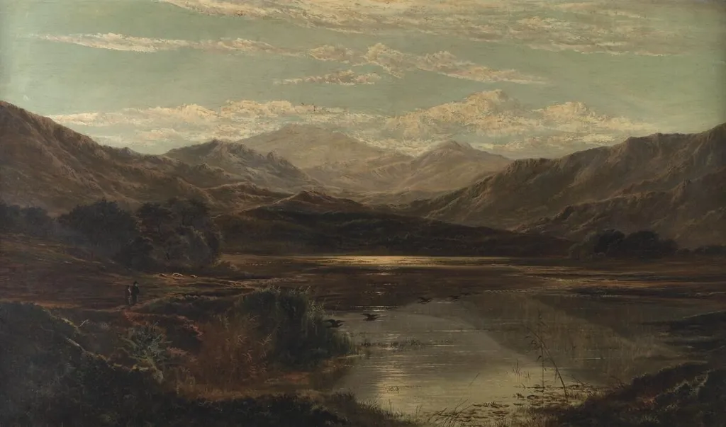 Snowdon from Capel Curig, by Charles Robert Leslie, oil