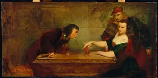 The Last Throw, by Charles Robert Leslie