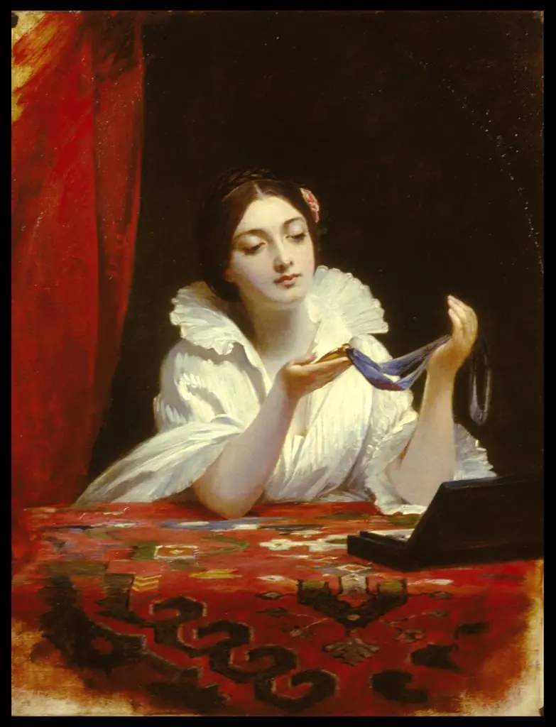 The Miniature, by Charles Robert Leslie