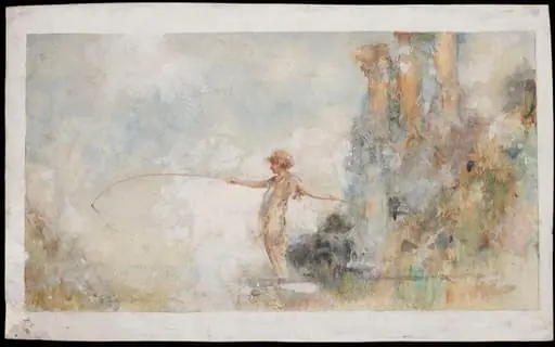A Girl Angler, by Charles Robinson