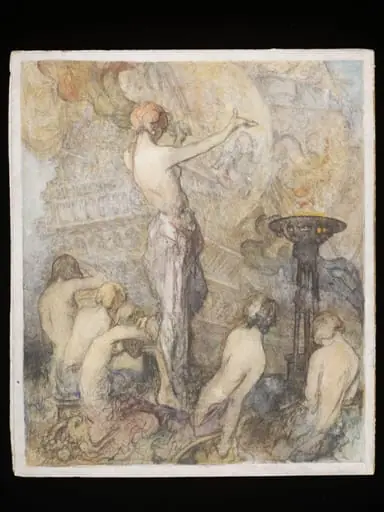 Central panel of a triptych, by Charles Robinson
