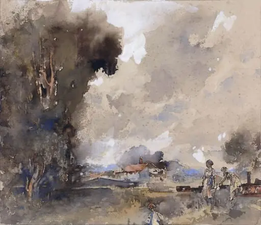 Country Scene, by Charles Robinson