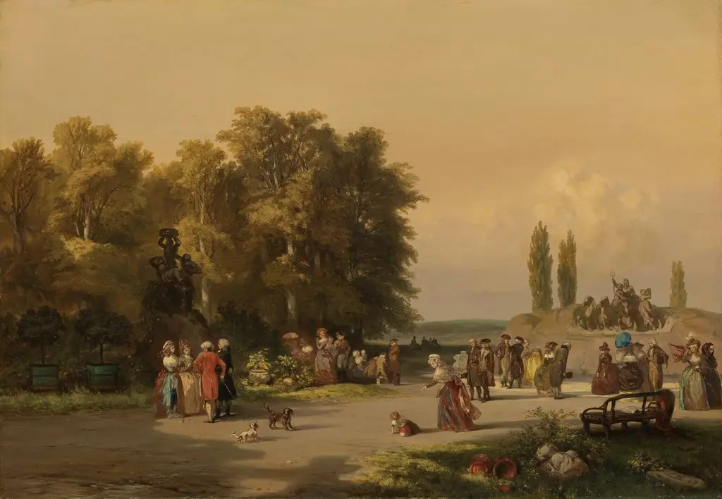 Park in the Vicinity of Paris, by Charles Rochussen