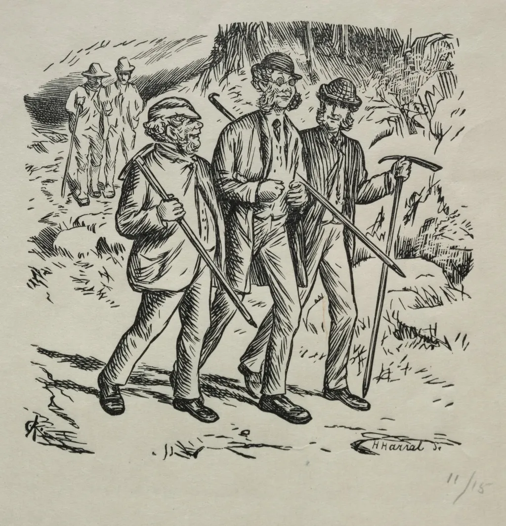 The Three Names, by Charles Samuel Keene, 1869