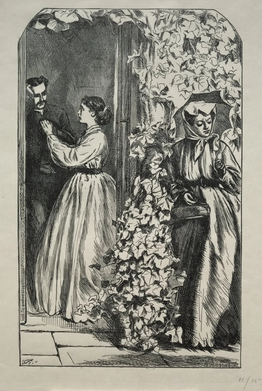 What Came of Killing a Rich Uncle One Christmas Time, by Charles Samuel Keene, 1865