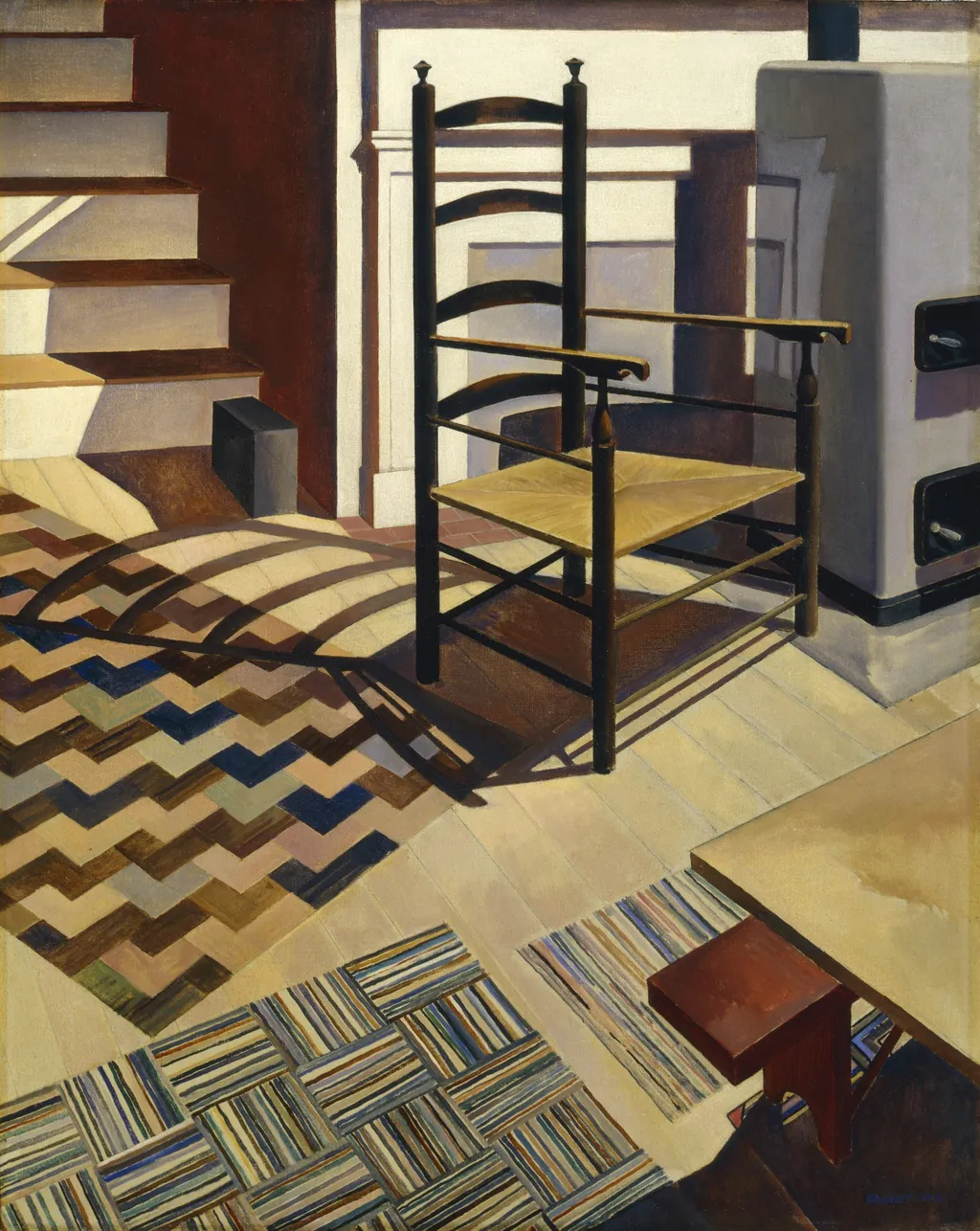 Home, Sweet Home, by Charles Sheeler, oil, 1931