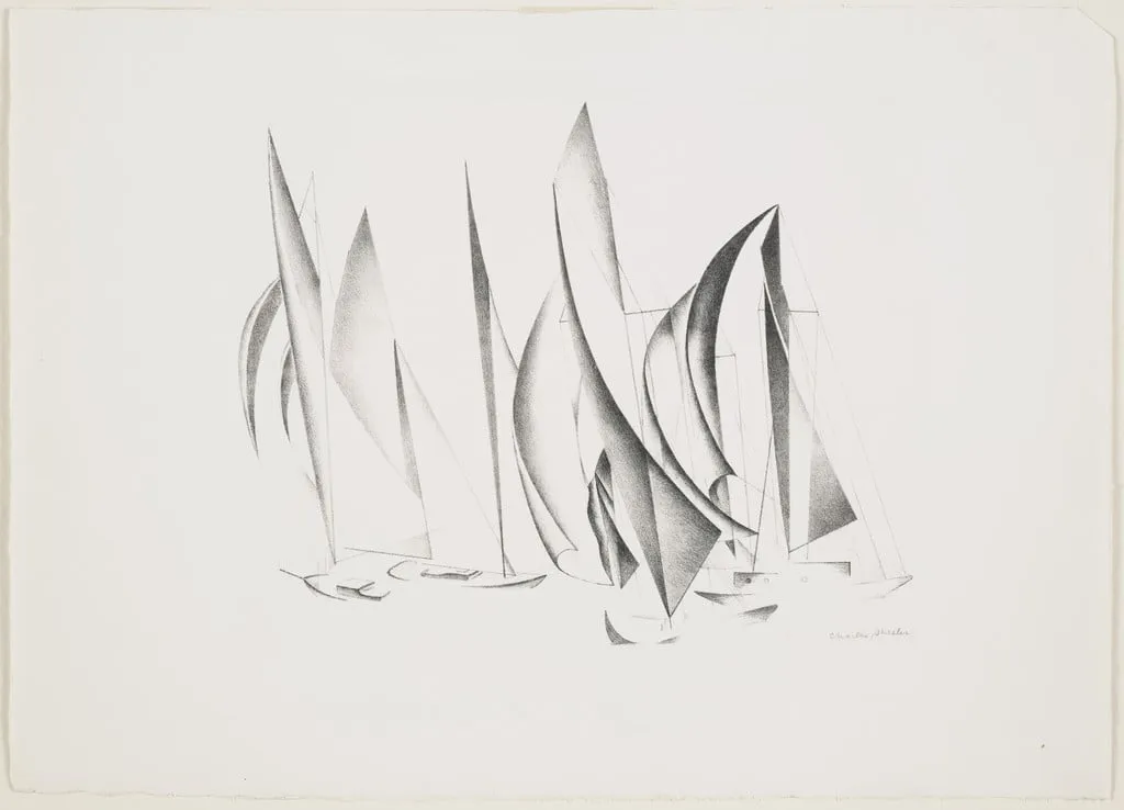 Untitled, by Charles Sheeler, ink, 1924