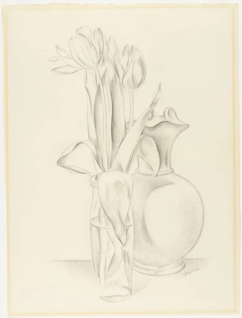 Untitled, by Charles Sheeler, graphite, 1922