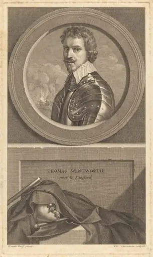 Thomas Wentworth, Comte de Strafford, by Charles Simonneau
