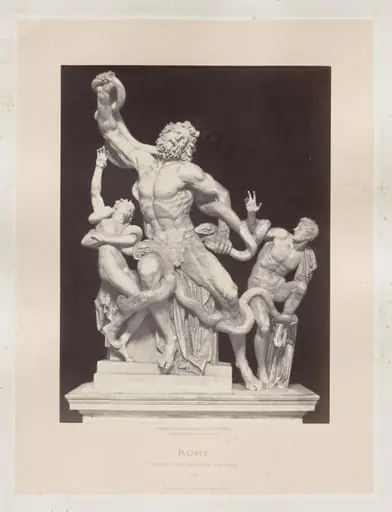 Rome: Groupe de Laocoon (Vatican), by Charles Soulier