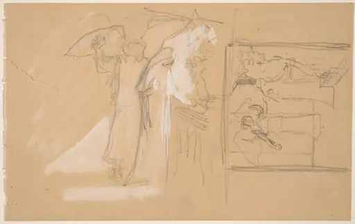 Studies for a Panel, by Charles Sprague Pearce