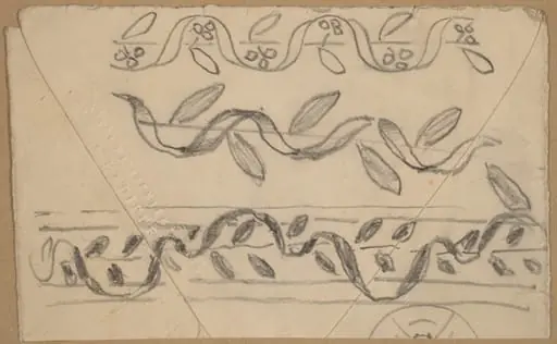 Studies for Border Designs, by Charles Sprague Pearce