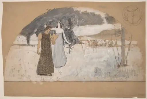 Studies for Lunettes, by Charles Sprague Pearce