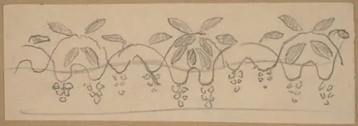 Study for a Border Design, by Charles Sprague Pearce