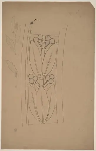 Study for a Border Design, by Charles Sprague Pearce