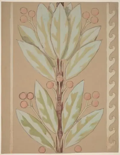 Study for a Border Design, by Charles Sprague Pearce