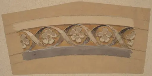 Study for a Border Design, by Charles Sprague Pearce