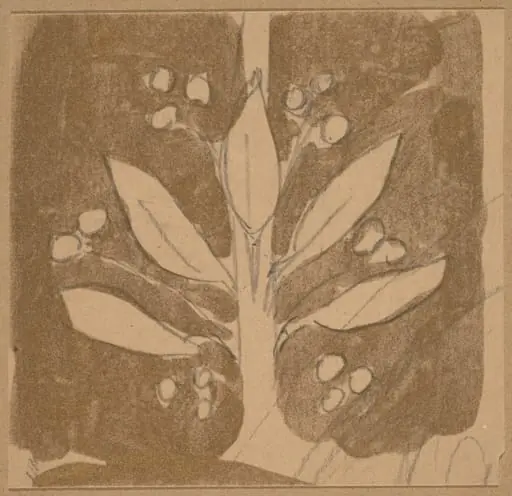 Study for a Border Design, by Charles Sprague Pearce