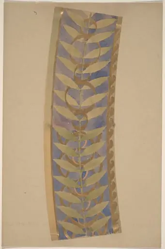 Study for a Border Design, by Charles Sprague Pearce