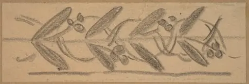 Study for a Border Design, by Charles Sprague Pearce