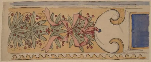 Study for a Border Design, by Charles Sprague Pearce