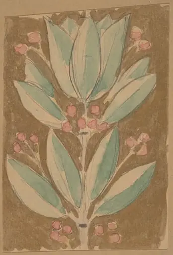 Study for a Border Design, by Charles Sprague Pearce