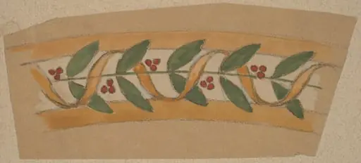 Study for a Border Design, by Charles Sprague Pearce