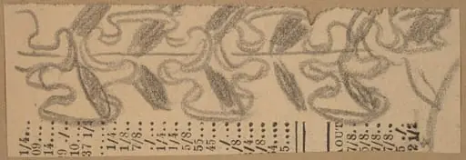 Study for a Border Design, by Charles Sprague Pearce