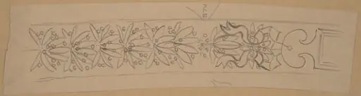 Study for a Border Design, by Charles Sprague Pearce