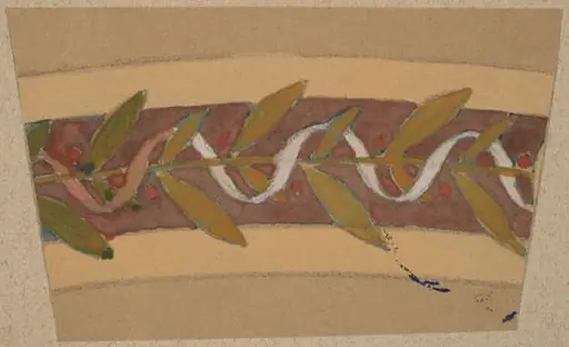 Study for a Border Design, by Charles Sprague Pearce