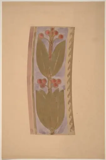 Study for a Border Design, by Charles Sprague Pearce